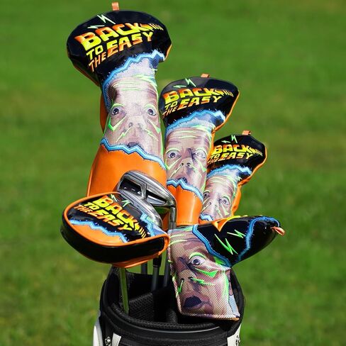 Golf Club Head Cover Golf Head Cover Driver Headcover Fairway Wood Headcover Hybrid Club Head Cover Back to The Easy in Kuwait