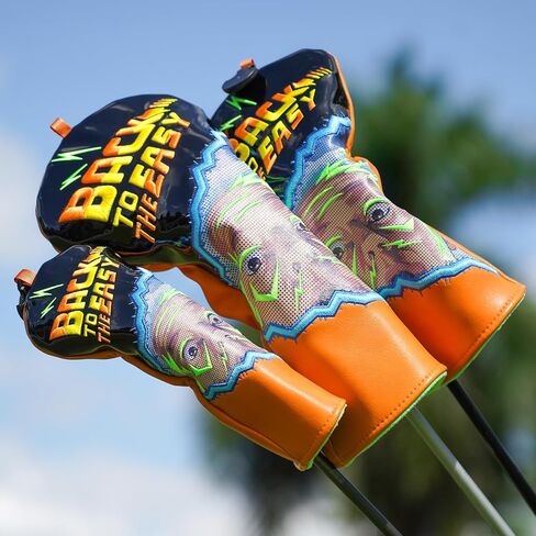 Golf Club Head Cover Golf Head Cover Driver Headcover Hybrid Club Head Cover Back to The Easy in Kuwait