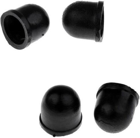 4-Pcs Skateboard Truck Replacement Pivot Cups - Black - 1210 mm in Kuwait