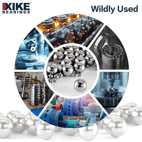 XIKE 25PCS 3/8"(0.375") Inch G16 Precision Chrome Steel Bearing Balls in Kuwait