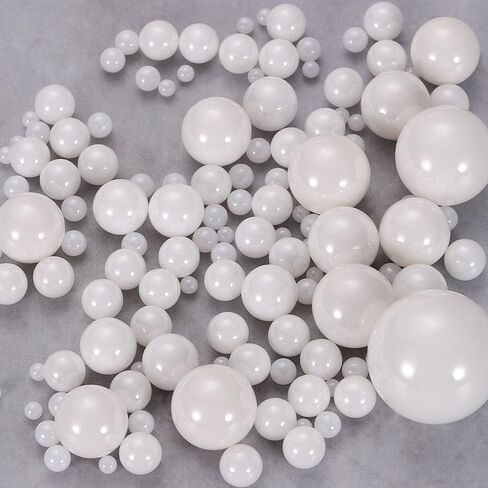 uxcell 4pcs Ceramic Bearing Balls 10.319mm 18/32" ZrO2 Zirconium Oxide Solid Bearing Ball, G10 Precision, White in Kuwait