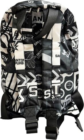 Pro Specialties Group San Antonio Spurs Transformable 2-in-1 Mini Backpack: Convertible, Stylish, water-resistant travel belt bag. in Kuwait