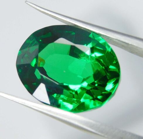 AA++ CERTIFIED 8.1 Ct Natural GREEN Tourmaline OVAL Cut Loose Gemstone Ring Size in Kuwait