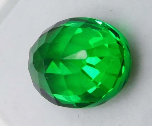 AA++ CERTIFIED 8.1 Ct Natural GREEN Tourmaline OVAL Cut Loose Gemstone Ring Size in Kuwait
