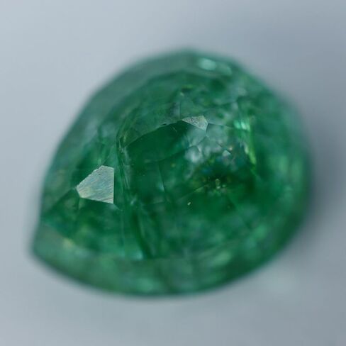 6.55 Ct NATURAL Green EMRALD Gemstone Loose CERTIFIED Pear Shape Ring Size in Kuwait