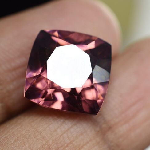 8.20 Ct Natural Sapphire Cushion Padparadscha Square CERTIFIED Loose Gemstones in Kuwait