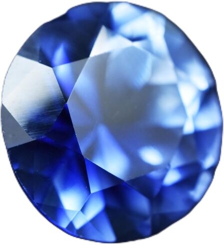 Natural Blue Tanzanite Round Cut 9.52 Ct Ring Size Loose Gemstone CERTIFIED in Kuwait