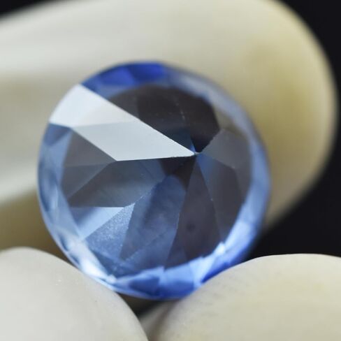 Natural Blue Tanzanite Round Cut 9.52 Ct Ring Size Loose Gemstone CERTIFIED in Kuwait