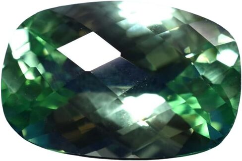 Ceylon Sapphire NATURAL 9.5 Ct CERTIFIED Gemstone Cushion Cut Bluish Green Ring in Kuwait