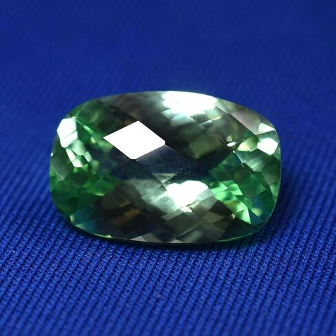 Ceylon Sapphire NATURAL 9.5 Ct CERTIFIED Gemstone Cushion Cut Bluish Green Ring in Kuwait
