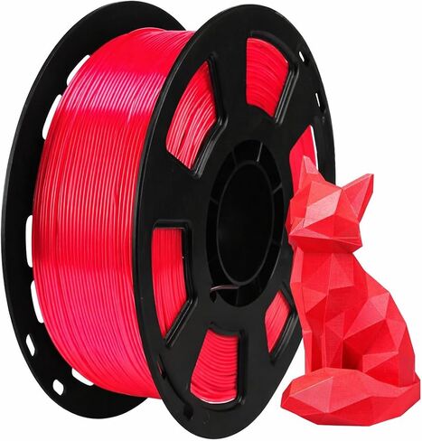 3D Silk PLA Filament 1.75mm 250g Spool Wire for 3D Printer Material, Print with Most FDM 3D Printers, Silver in Kuwait