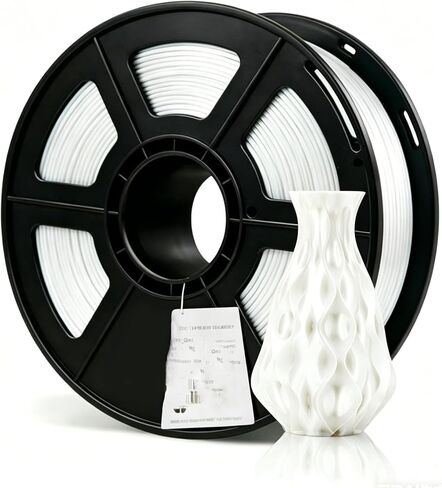 3D Silk PLA Filament 1.75mm 250g Spool Wire for 3D Printer Material, Print with Most FDM 3D Printers, Silver in Kuwait