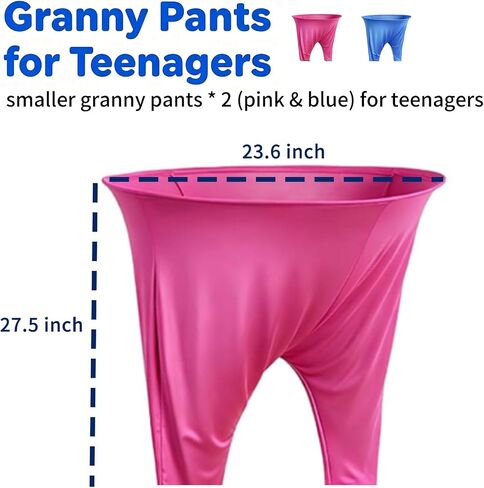 لعبة Granny Pants Yard، 4 قطع من السراويل العملاقة مع 15 كرة ومضختين لألعاب الصيد، لعبة الحفلات للعائلة والأصدقاء وحفلات أعياد الميلاد وبناء الفريق في الفناء الخلفي في الهواء الطلق in Kuwait