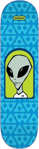 Alien Workshop Skateboard Deck Believe Pattern Blue 8.125" x 32" with Grip in Kuwait