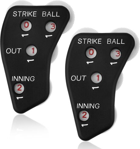 TOYMIS Wheel Umpire Clicker Baseball Counter Clicker for Accurately Recording Strike Balls Outs and Innings Balls for Softball Coach in Kuwait