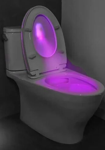 Smart Toilet Seat, Automatic Lift lid and seat, LED Night Light, hands free. Elongated version. (4 DD Batteries not included.) use energizer Max for best results. Assembly instructions under videos in Kuwait