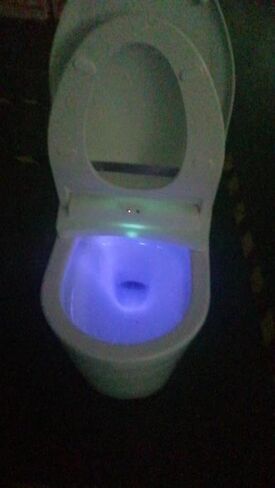 Smart Toilet Seat, Automatic Lift lid and seat, LED Night Light, hands free. Elongated version. (4 DD Batteries not included.) use energizer Max for best results. Assembly instructions under videos in Kuwait
