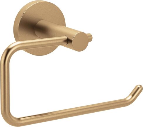 Moen Arlys Bronzed Gold Modern Single Post Toilet Paper Holder for Bathroom, Y5708BZG in Kuwait