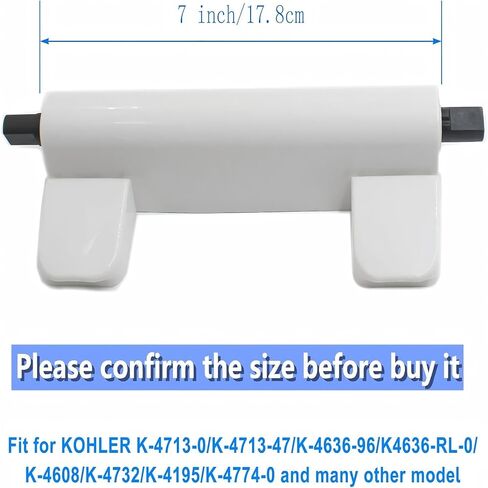 Toilet Seat Hinge Kit 1150464-0 1109093-0 for Kohler Elongated | Replacement toilet seat hinges for Kohler elongated models. Part numbers 1150464-0, 1109093-0. Easy DIY install. in Kuwait