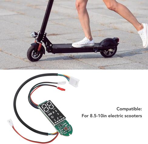 Ejoyous Electric Scooter Dashboard, Scooter LCD Display Circuit Board for 8.5 to 10in E Parts Accessories in Kuwait