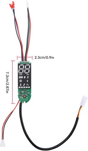 Ejoyous Electric Scooter Dashboard, Scooter LCD Display Circuit Board for 8.5 to 10in E Parts Accessories in Kuwait