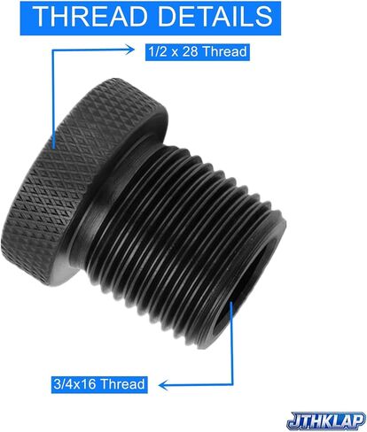 قطعتان من محولات وغسالات الخيوط، 1/2x28-3/4x16، أسود in Kuwait