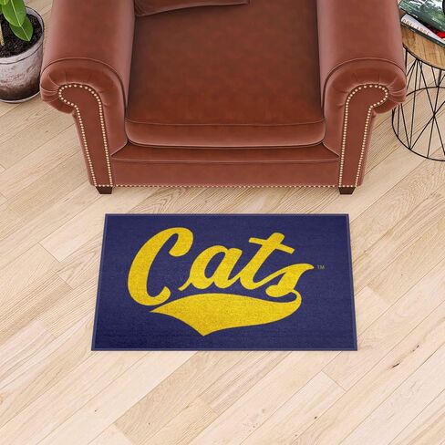 FANMATS 3324 NCAA - Montana State Grizzlies Starter Mat Accent Rug - 19in. x 30in. | Sports Fan Home Decor Rug and Tailgating Mat - "Cats" Wordmark in Kuwait