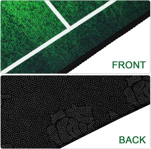 Soccer Room Decor, 47.24" X 31.5" Large Soccer Rug for Home Decor Boy Bedroom Field Area Carpet Non-Slip Sports Carpet Floor Mat for Living Room, Washable & Reusable Polyester in Kuwait