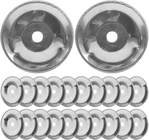 Milisten 50Pcs Cymbal Ching Rings Tambourine Jingle Effect Replacement Accessories 1.22In Thin Metal Percussion Drum Parts for Hihats Crashes Rides Drum Kit Setup in Kuwait