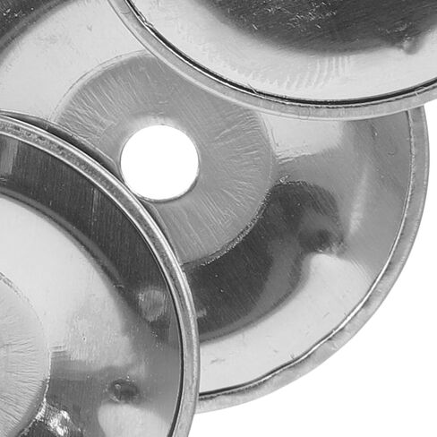 Milisten 50Pcs Cymbal Ching Rings Tambourine Jingle Effect Replacement Accessories 1.22In Thin Metal Percussion Drum Parts for Hihats Crashes Rides Drum Kit Setup in Kuwait