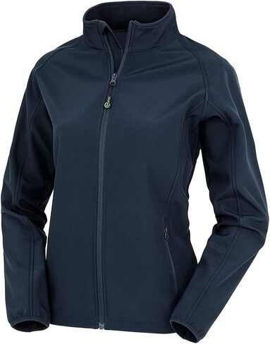 Womens/Ladies Softshell Printable Jacket (S) (Navy) in Kuwait