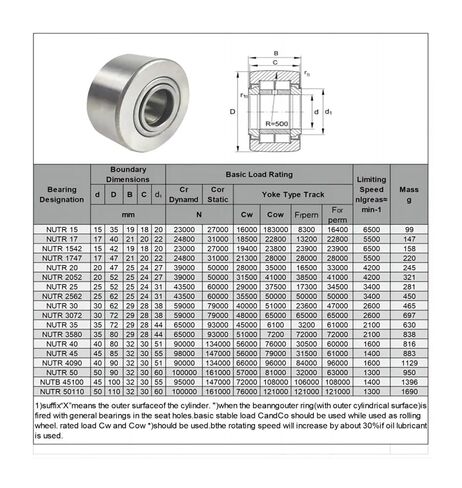 1pcs Support Type Needle Roller Bearings NUTR1740 17mm*40mm*21mm NUTR1747 17mm*47mm*21mm in Kuwait