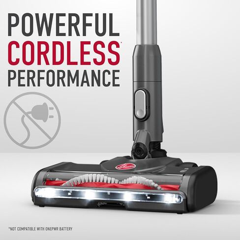 Hoover Excelerate Cordless Stick Vacuum Cleaner with Included Tools, for Carpet and Hard Floors, Lightweight Design, Powerful Suction, LED Headlights, BH59000V in Kuwait