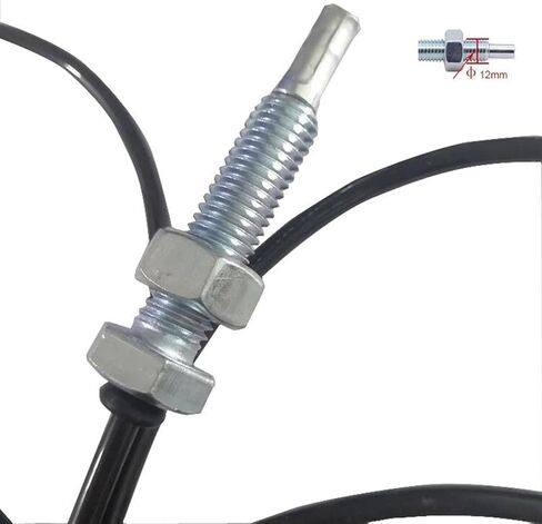 39-236 Inches Home Gym Replacement Cables Thick 0.2 Inches LAT Pulldown Cable for Fitness Cable Pulley Machine with Screw and Stopper Ball (98inch) in Kuwait