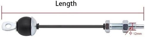 39-236 Inches Home Gym Replacement Cables Thick 0.2 Inches LAT Pulldown Cable for Fitness Cable Pulley Machine with Screw and Stopper Ball (98inch) in Kuwait