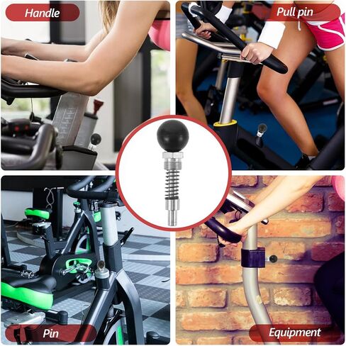 Angoily Fitness Gear Pull Pin Knob Adjustable Spring Loaded Exercise Machine Pin Knob Replacement for Gym Equipment 4.33In Durable Workout Machine Attachment in Kuwait