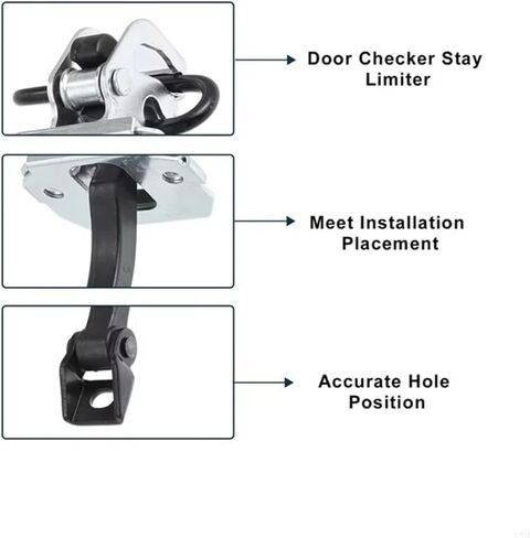 Door Hinge Stop Car Door Check Strap Stopper Limiter Hinge for E46 316i 318i 320i 323i 325i 328i 51218160959 Replacement Stoppers Limiter Hinge in Kuwait