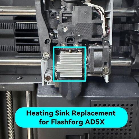 FYSETC بديل Hotend Heatsink لـ Flashforg AD5X: مجموعة كتلة سخان رأس الطباعة من الألومنيوم لاستنساخ جزء النهاية الساخنة للتبريد السريع in Kuwait