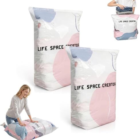 Better Life Space Bags L – No-Pump Vacuum Storage 2-Pack in Kuwait