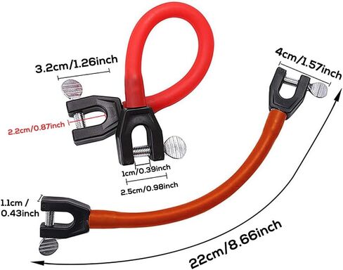 Ski Connector 1 Piece Ski Trainer Red Ski Training Aid for Beginners Ski Support Tool Ideal for Learning Skiing Skills in Kuwait