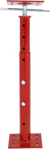 Adjustable House Floor Jack 19"–36", Heavy Duty Screw Support Jack 17500 lbs Each, Easy Adjustment with Turning Bar, for Crawl Space, Basement, Beam & Deck in Kuwait