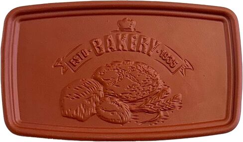 Fox Run Bread Warmer, 100% Terracotta Bread Warming Stone, Microwave & Oven Safe in Kuwait