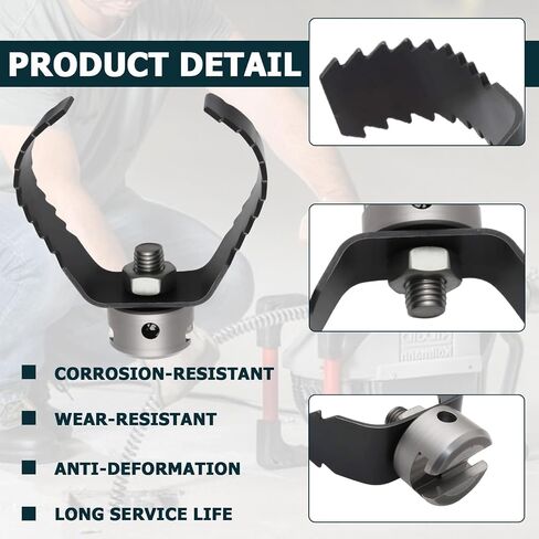 3-Inch T-150-1 3"Root Cutter Compatible with the RIDGID K-60-SE Sectional Machine for 7/8-in. sectional cables including Ridgid Sectional Cable C-10 Replace RIDGID 98055 in Kuwait