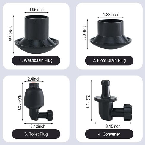 High Pressure Air Drain Blaster, Drain Plunger Equipped with 360° Rotating Elbow/Base High-Pressure Air Plunger Kit for Unclogging Toilets/Sinks/Bathtubs/Floor Drains in Kuwait