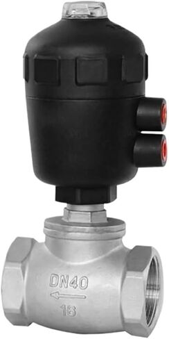 1-1/2" 304 Stainless Steel T-type Pneumatic Thread Globe Valve(Double acting) in Kuwait
