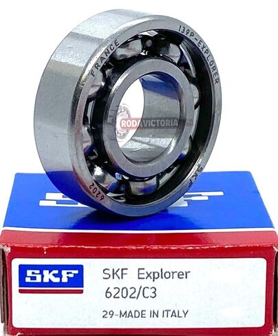 6202 15x35x11mm Open Unshielded SKF Radial Deep Groove Ball Bearing in Kuwait