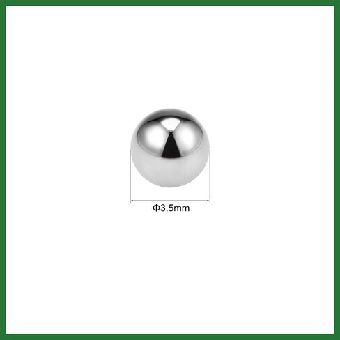 Motoforti Precision Balls 3.5mm Solid Chrome Steel G10 for Ball Bearing Keychain Wheel 20pcs Long-Lasting in Kuwait