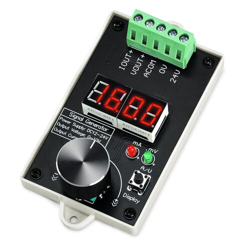 مولد إشارة Briidea قابل للتعديل، مخرج تيار مستمر 0-10 فولت / 4-20 مللي أمبير، شاشة LCD، اختبار الجهد والتيار الدقيق للأغراض الصناعية والمختبرية in Kuwait