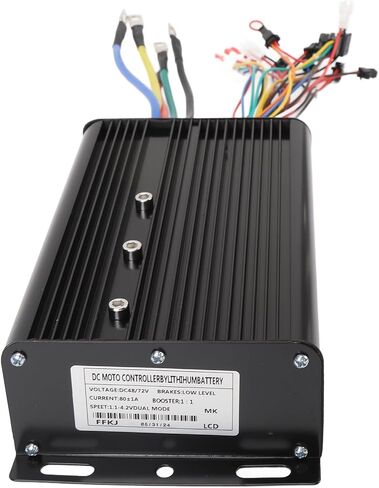 Dioche مجموعة التحكم 5000W فرش السيارات مجموعة التحكم 80A 60V 72V 2000W إلى 5000W التحويل مع شاشة LCD S966 وخانق تعديل السرعة 20X in Kuwait