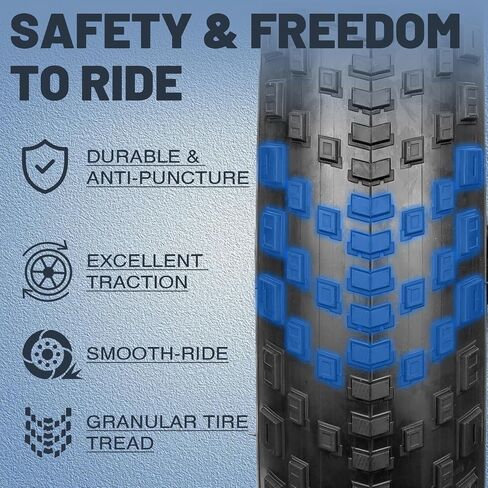 إطار WEEROCK EBike مقاس 20 × 4.0 بوصة، عبوتان من إطارات استبدال الدراجة الدهنية القابلة للطي مع أنابيب داخلية، عالية الأداء مقاومة للاهتراء، إطار خفيف للطرق الوعرة لدراجة كهربائية مقاس 20 بوصة، دراجة MTB سميكة، دراجة ثلاثية العجلات in Kuwait